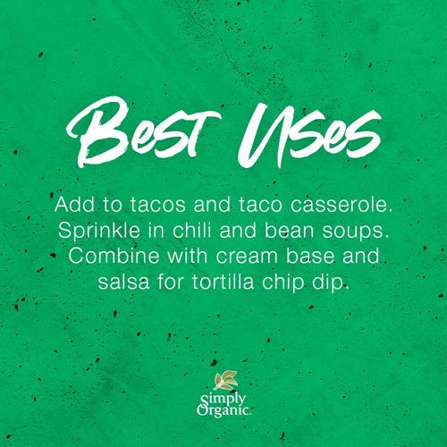Simply Organic Southwest Taco, Seasoning Mix, Certified Organic, 1.13 Oz