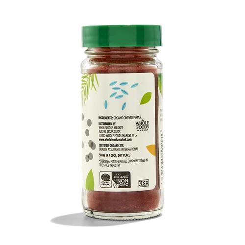 Whole Foods Market, Organic Cayenne Pepper, 1.69 Oz