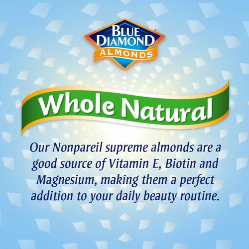 Blue Diamond Almonds, Raw Whole Natural, 6 Ounce (Pack Of 1)