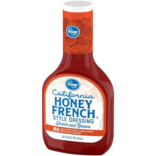 Kroger California Honey French Style Salad Dressing 16 fl oz