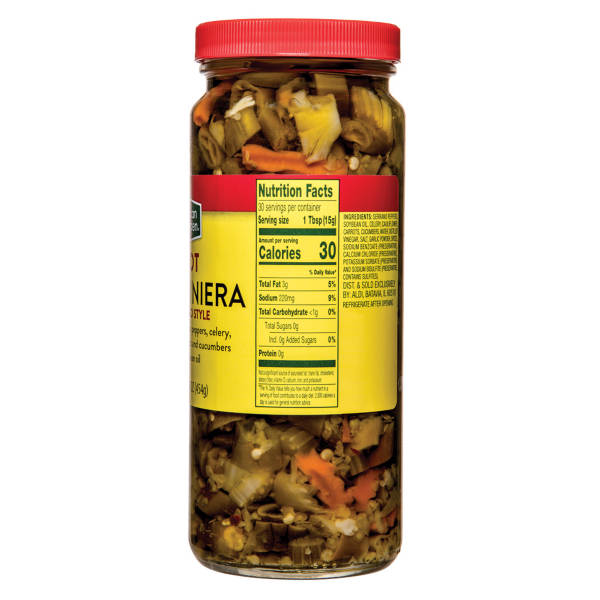 Tuscan Garden Hot Giardiniera, 16 fl oz