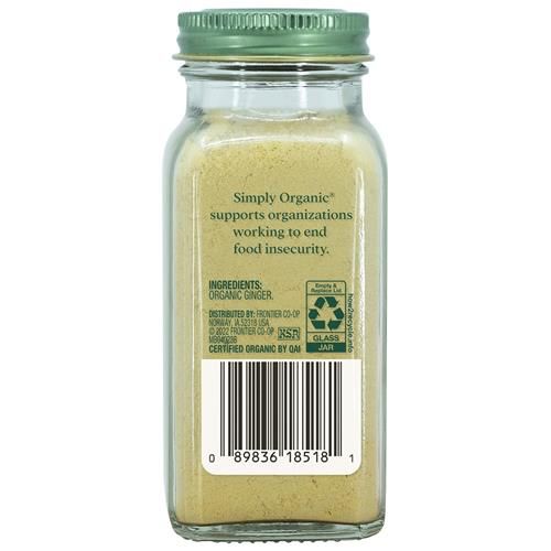 Simply Organic, Ground Ginger, Organic, 1.64 Oz