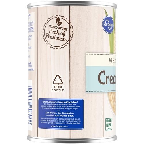 Kroger Cream Style White Corn 14.75 oz