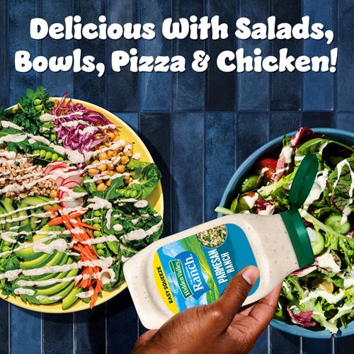 Hidden Valley Parmesan Ranch Condiment And Dressing, Easy Squeeze Bottle, 16 Fl Oz (Package May Vary)