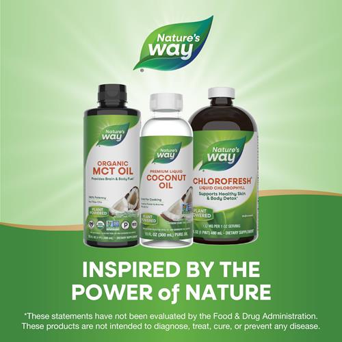 Natures Way Liquid Coconut Oil, Superior Flavor And Aroma, Hexane Free, Stays Liquid, Non-Gmo Project Verified, 10 Fl Oz (Packaging May Vary)
