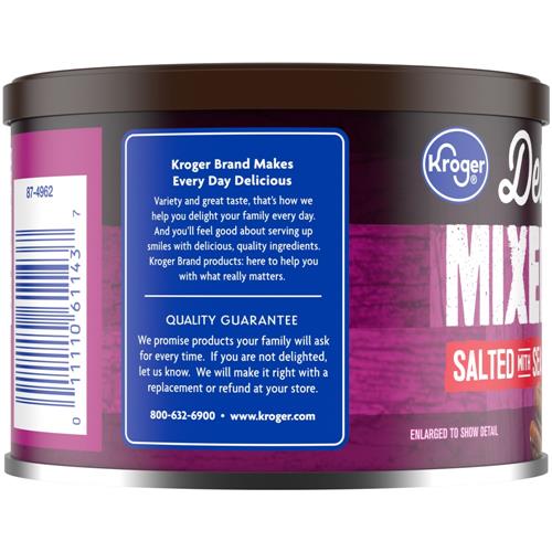 Kroger Deluxe Sea Salted Mixed Nuts 8.75 oz
