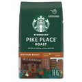 Starbucks Ground Coffee—Medium Roast Coffee—Pike Place Roast—100% Arabica—1 Bag (18 Oz)