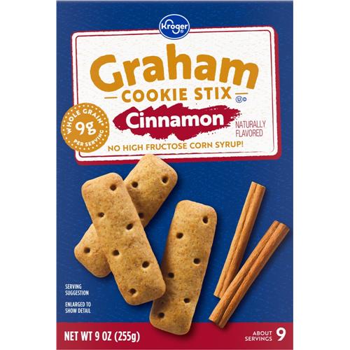 Kroger Cinnamon Graham Cookie Stix 9 oz