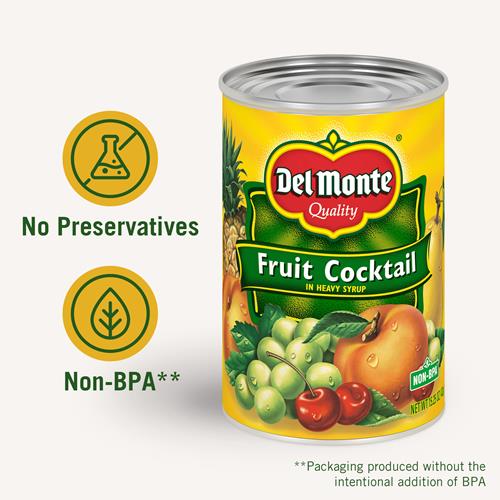 Del Monte Fruit Cocktail In Heavy Syrup, 15.25 Oz