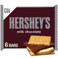 Hersheys Milk Chocolate Candy Bars, 1.55 Oz (6 Count)