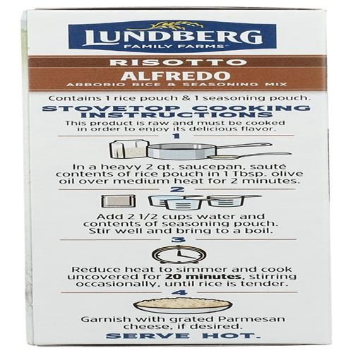 Lundberg Risotto, Organic Alfredo, 5.5 Oz