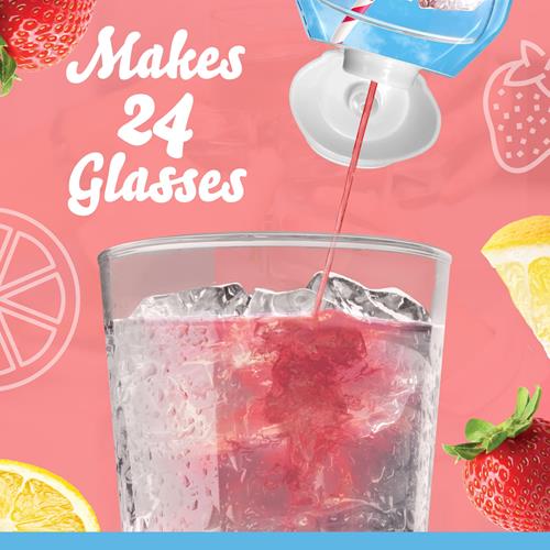 Crystal Light Liquid Strawberry Lemonade Naturally Flavored Drink Mix, 1.62 Fl Oz Bottle