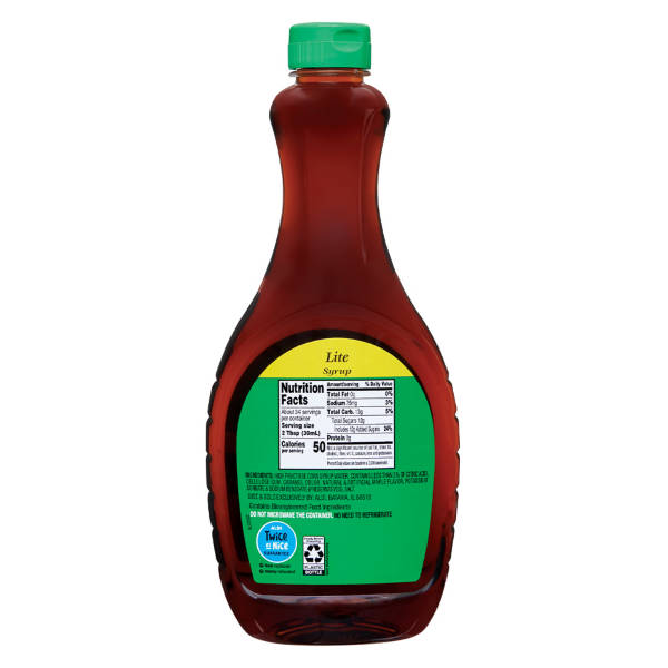 Millville Lite Pancake Syrup, 24 fl oz