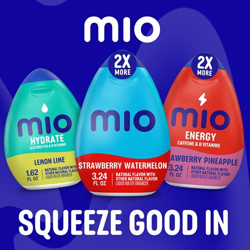 Mio Strawberry Watermelon Flavored With Other Natural Flavor Liquid Water Enhancer, 3.24 Fl Oz Bottle