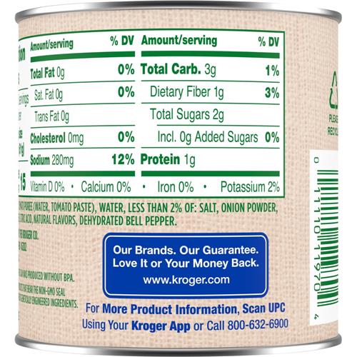 Kroger Tomato Sauce 8 oz
