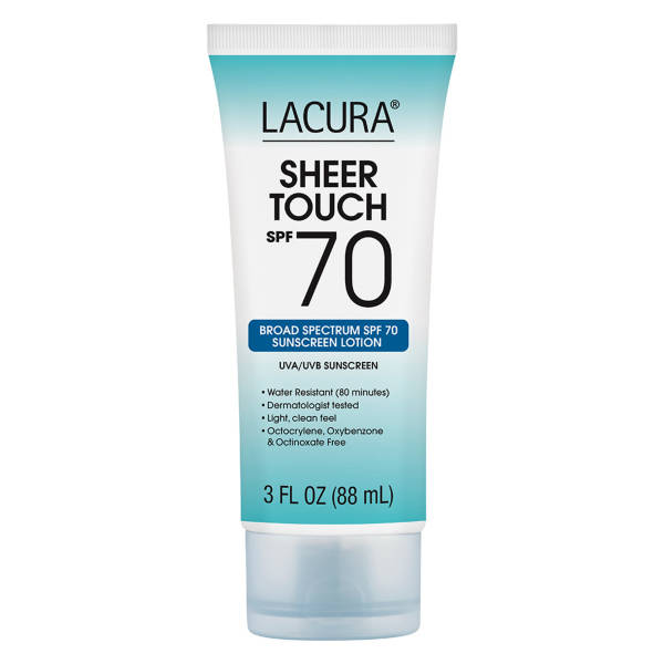 Lacura Sheer  Touch SPF 70 Sunscreen Lotion, 3 fl oz