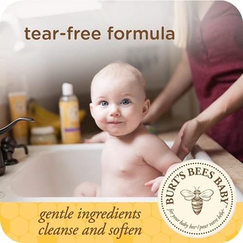 Burts Bees Baby Shampoo & Wash, Original Tear Free Baby Soap - 12 Ounce Bottle