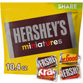 Hersheys Miniatures Assorted Chocolate Candy Share Pack, 10.4 Oz