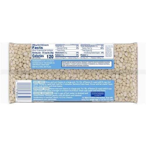 Kroger Baby Lima Beans 16 oz