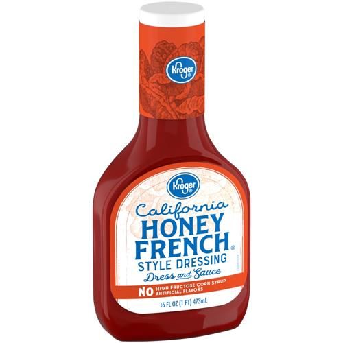 Kroger California Honey French Style Salad Dressing 16 fl oz