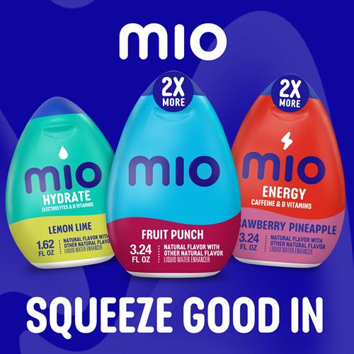 Mio Fruit Punch Flavored With Other Natural Flavor Liquid Water Enhancer, 3.24 Fl Oz Bottle