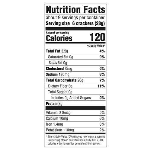 Triscuit Roasted Garlic Whole Grain Wheat Crackers, Lunch Snacks, Snack Crackers, 8.5 Oz