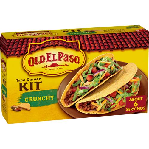 Old El Paso Taco Dinner Kit, Crunchy, 8.8 Oz.
