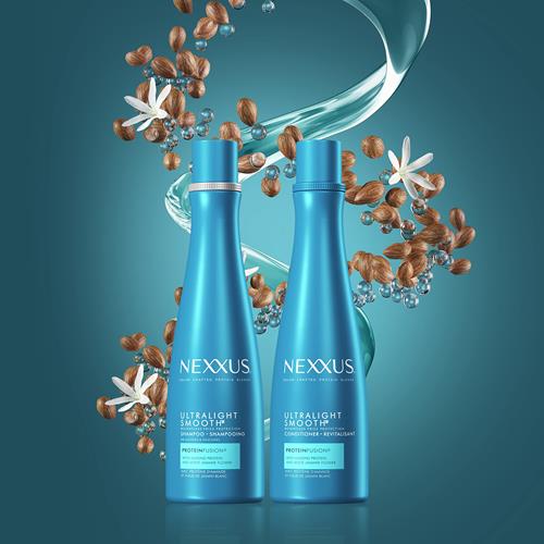 Nexxus Ultralight Smooth Shampoo For Dry And Frizzy Hair Weightless Smooth Hair Treatment To Block Out Frizz 13.5 Fl Oz
