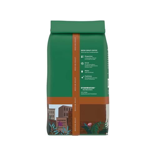 Starbucks Ground Coffee, Medium Roast Coffee, Decaf Pike Place Roast, 100% Arabica, 1 Bag (12 Oz)