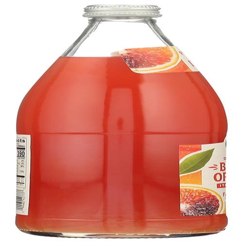 Whole Foods Market Organic Blood Orange Italian Soda, 25.4 Fl Oz, Glass Bottle, 2 Pieces