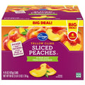 Kroger Canned Yellow Cling Sliced Peaches 4 ct / 15 oz