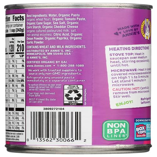 Annies Homegrown Canned Meal All Stars,15 Ounce