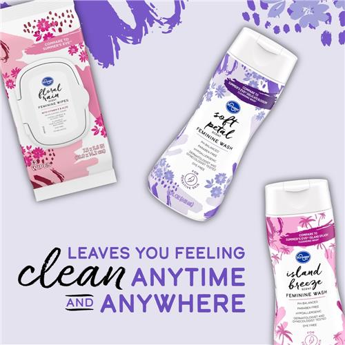 Kroger Feminine Wash Hypoallergenic Soft Petal Scent 15 fl oz