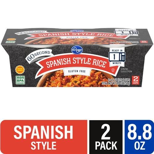 Kroger Spanish Rice Cups 2 ct / 4.4 oz