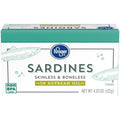 Kroger Skinless & Boneless Sardines in Soybean Oil 4.38 oz