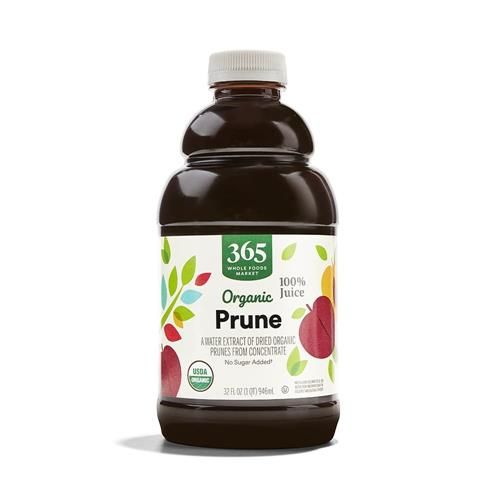 Whole Foods Market, Organic 100% Prune Juice, 32 Fz