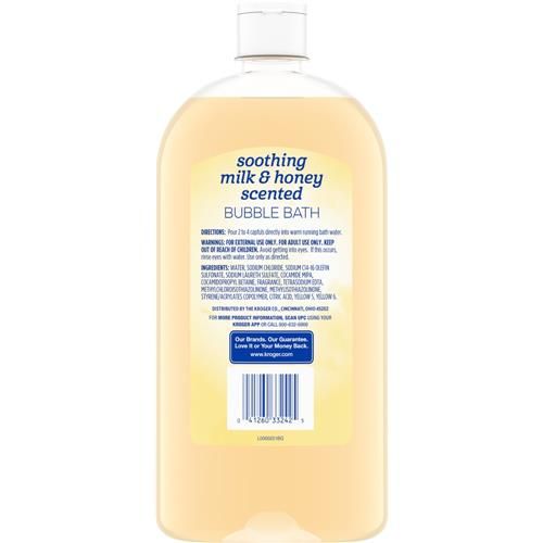 Kroger Milk & Honey Bubble Bath 32 fl oz