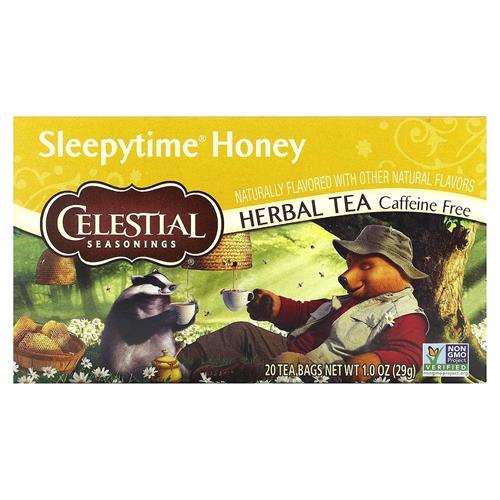 Celestial Seasonings, Herbal Tea, Sleepytime, Honey, 20 Ct