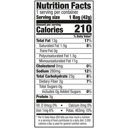 Kettle Brand Potato Chips Sea Salt & Vinegar, 1.5 Oz