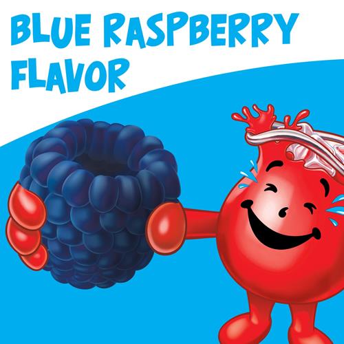 Kool-Aid Unsweetened Blue Raspberry Lemonade Powdered Drink Mix, 0.22 Oz. Packet