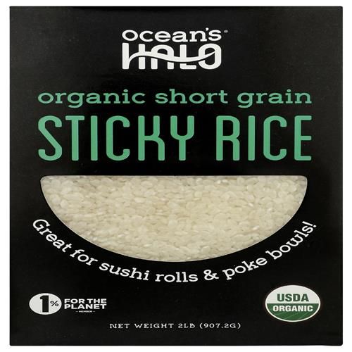 Oceans Halo Organic Short Grain Sticky Rice, 32 Oz