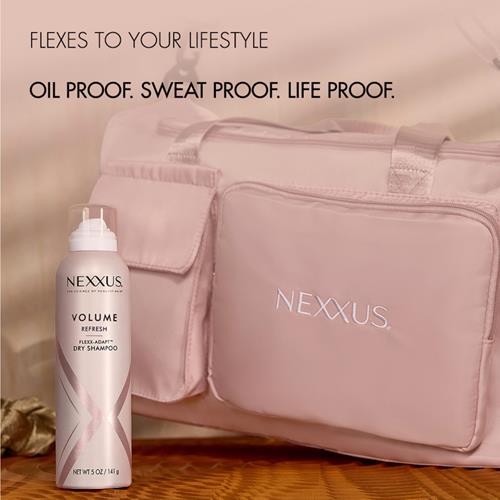 Nexxus Volume Refresh Dry Shampoo For Oil Control + Root-Lifting 72 Hour Freshness With Flexx-Adapt Technology 5 Oz