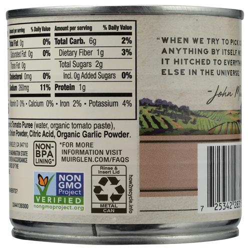 Muir Glen Organic Tomato Sauce, 8 Oz
