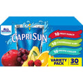 Capri Sun Fruit Punch, Strawberry Kiwi And Pacific Cooler Flavored Juice Drink Blend Variety Pack, 30 Ct Box, 6 Fl Oz Pouches