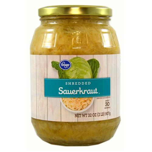 Kroger Shredded Sauerkraut 32 oz