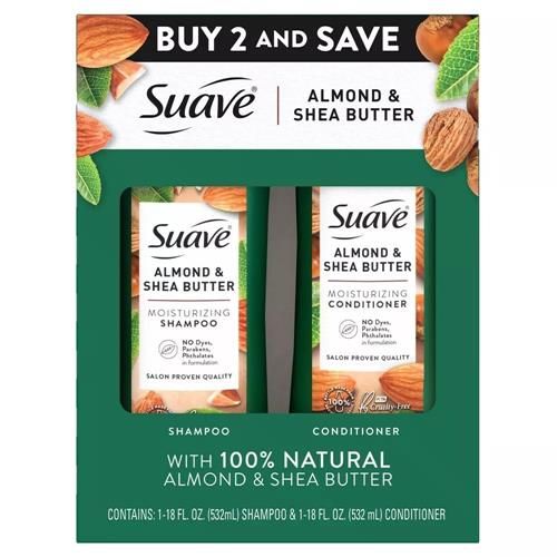 Suave Almond & Shea Butter | 2-1 Shampoo & Conditioner