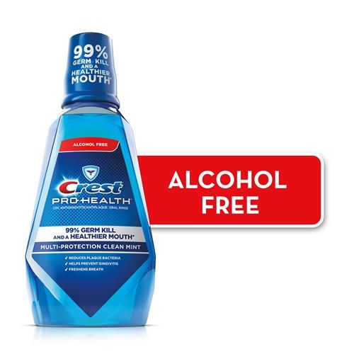 Crest Pro Health Rinse Clean Mint (Alcohol Free), 16.9 Oz