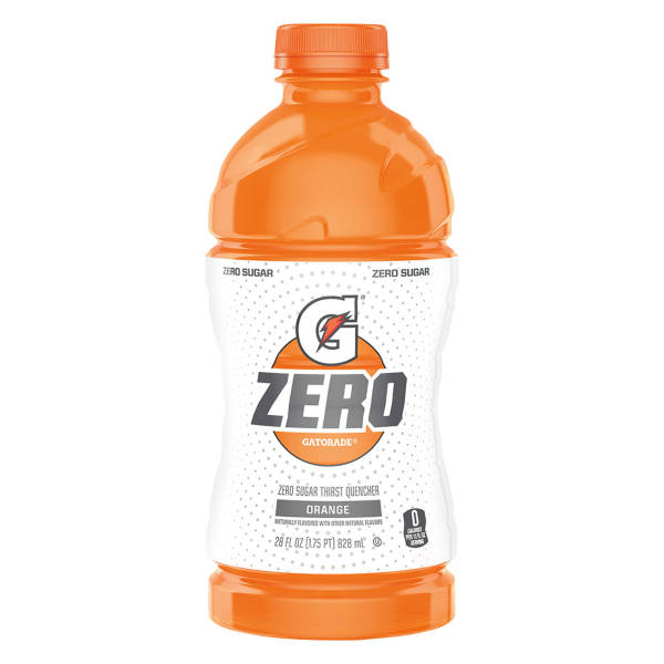 Gatorade G Zero Orange Zero Sugar Sports Drink, 28 fl oz