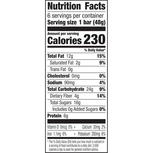 Larabar Peanut Butter Cookie, Gluten Free Vegan Fruit & Nut Bars, 6 Ct