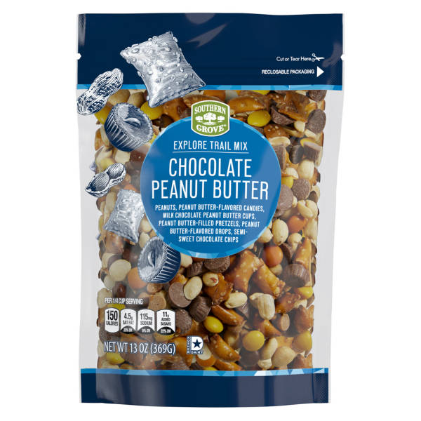 Southern Grove Chocolate Peanut Butter Trail Mix, 13 oz